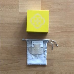 Kendra Scott Kai Bright Silver Hoop Earrings